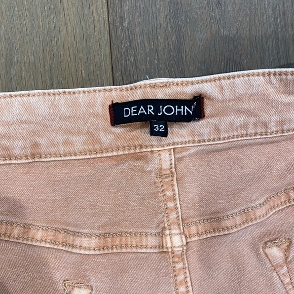 Dear John Peach Lillie Short Cuffed Size 32 EUC - Picture 5 of 6